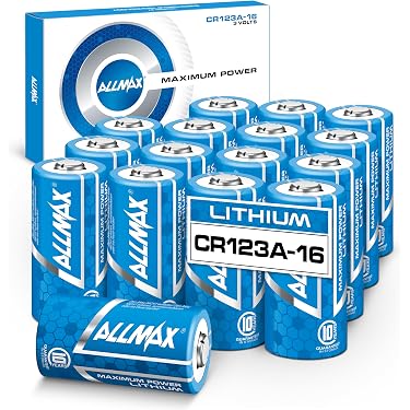 Amazon.com: Allmax CR123A Maximum Power Lithium Batteries (6 Count